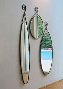 Porgy, Mirrors with antique iron frame