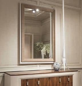Princess Art. 106.751, Contemporary mirror in oak, for hotels
