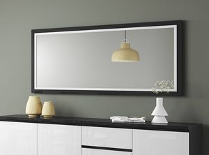 Roma mirror, Mirror with lacquered wood frame