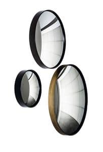 Sail, Convex or concave mirror with metal lacquered frame