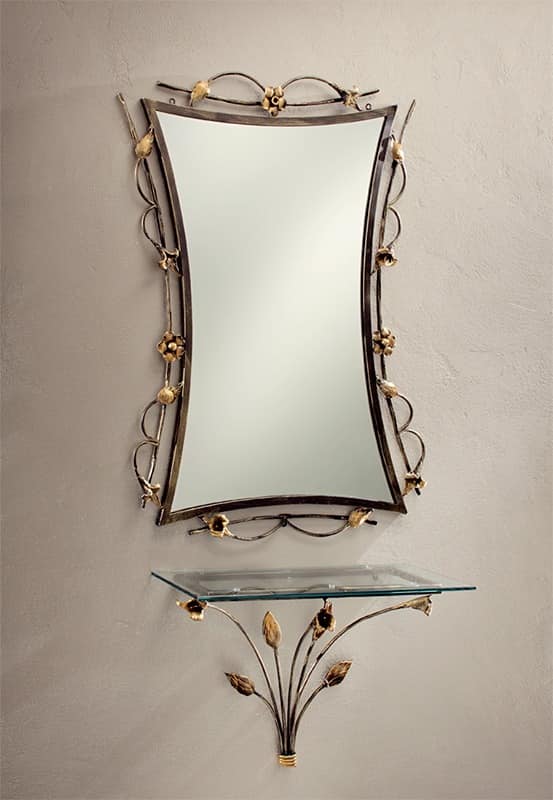 SP/300, Mirror with wrought and decorated iron