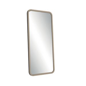 SP37 Sofia mirror, Mirror with frame covered in leather