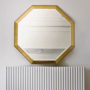 Stresa ST141, Octagonal mirror with gold leaf frame