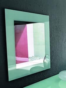 TOSHIMA, Wall mirror, different finishes for screen printing