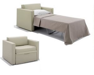 Art. 12381 Fabric armchair bed, Armchair bed in fabric, fireproof, class 1 IM approved