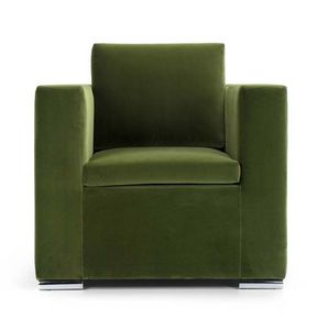 Art. 40418 Lowell upholstered fire-retardant armchair, Upholstered armchair with rigorous design, fireproof