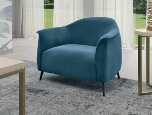 Art. 92150, Armchair with soft and welcoming shapes