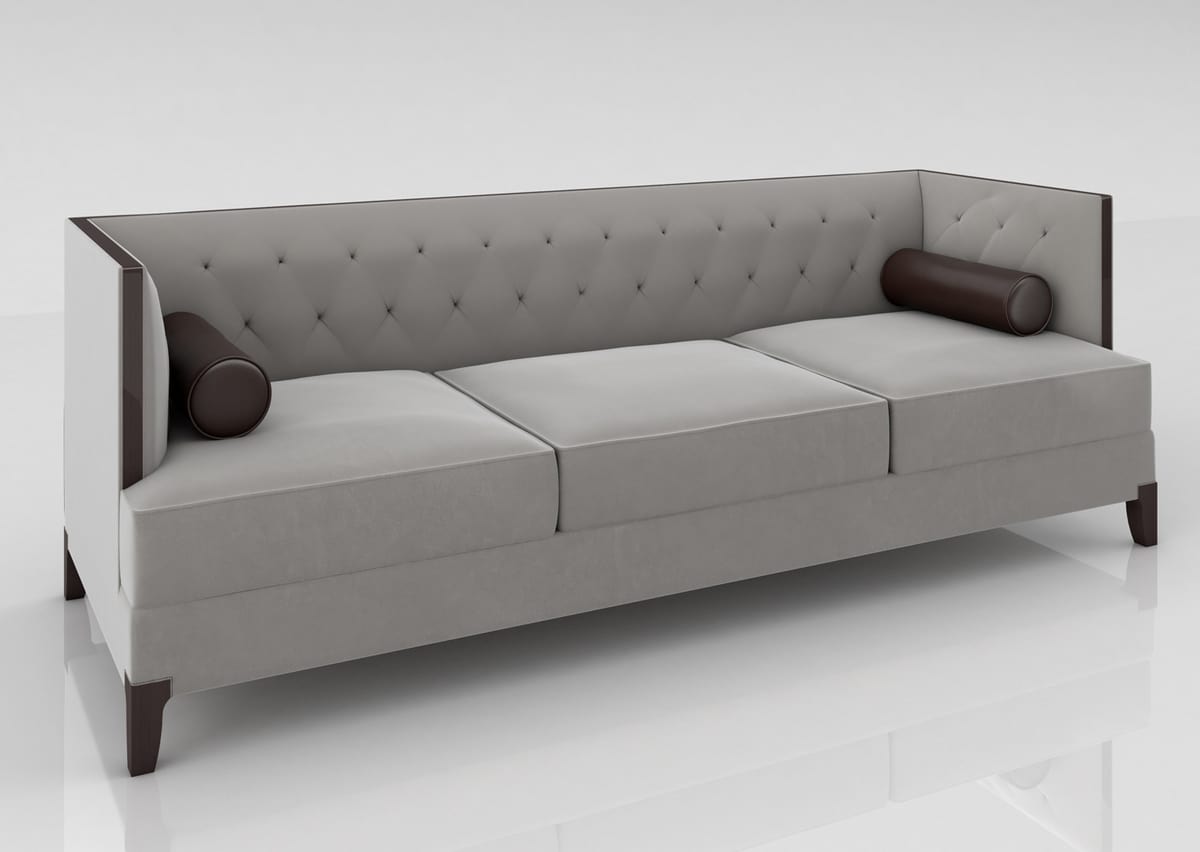 ATTESA Armchair, Modern armchair with deep seat