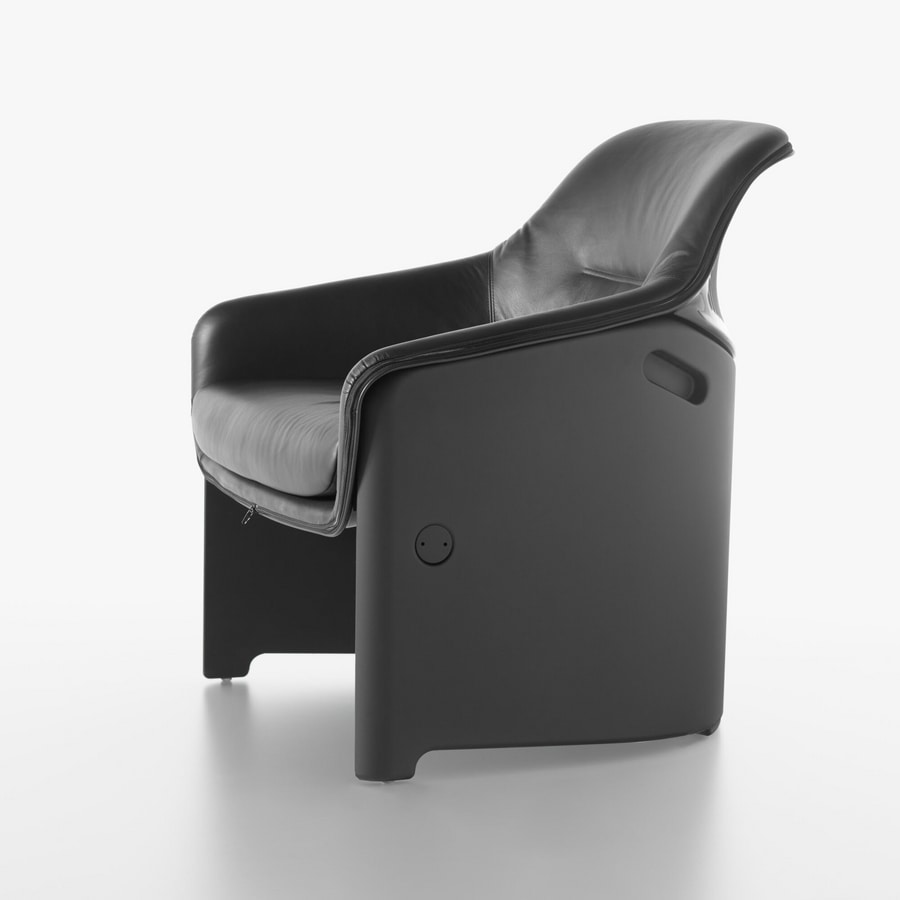 Avus Club chair 1920-12, High design chair, plastic, padded with polyurethane