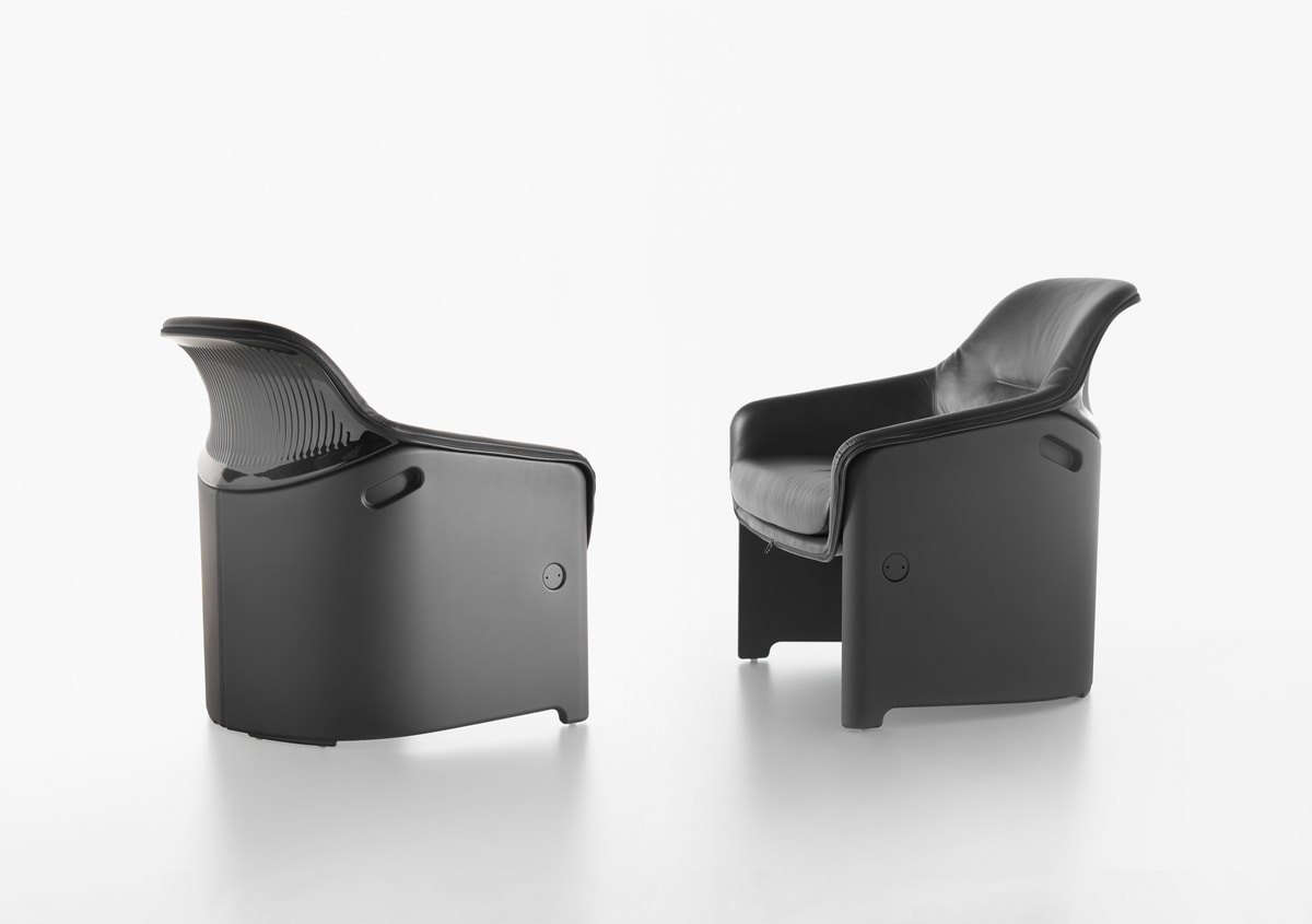 Avus Club chair 1920-12, High design chair, plastic, padded with polyurethane