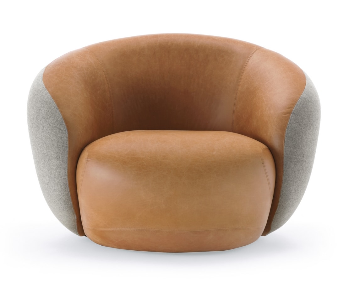 Botero Armchair, Comfort armchair for waiting rooms
