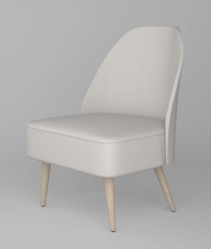 BS476P - Armchair, Armchair without armrests