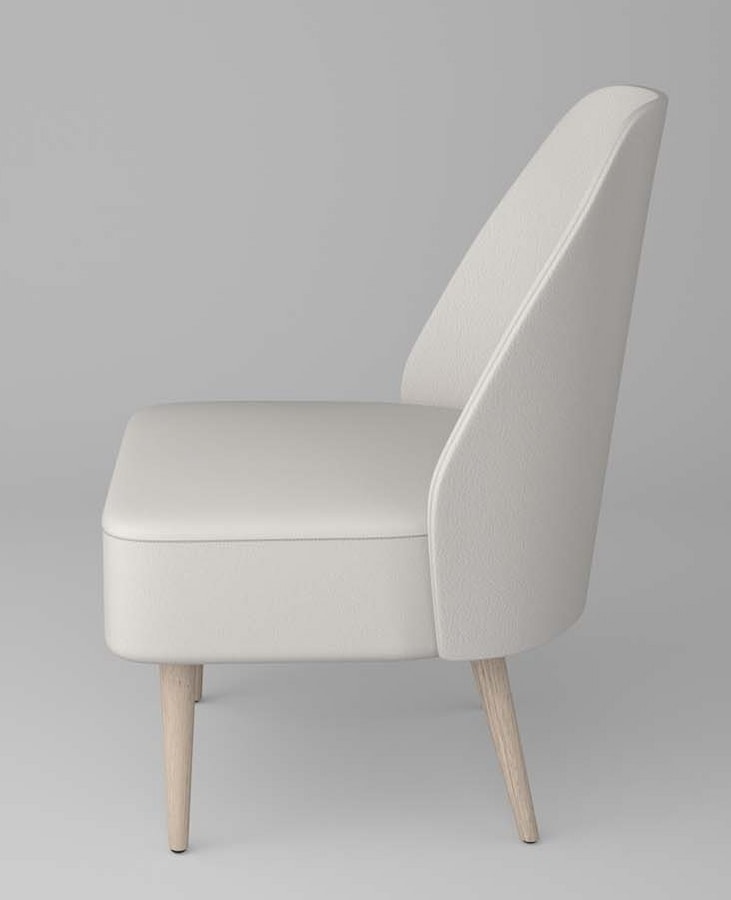BS476P - Armchair, Armchair without armrests