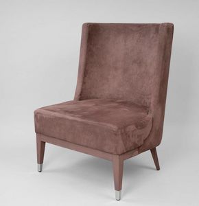 C62, Leather armchair, with high backrest