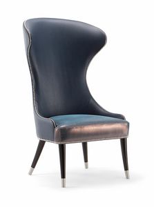 CAMELIA LOUNGE CHAIR 051 PA, Armchair with high back