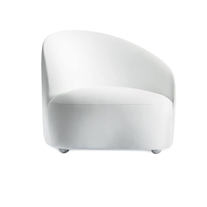 Euforia system 00166DX - 00167SX, Elegant armchair for home and contract areas