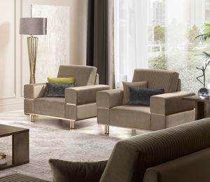 FIAMMA armchair, Armchair with a refined contemporary taste