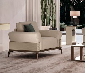 LINEA armchair, Refined design armchair