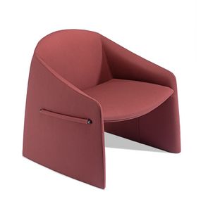 Majorette Lounge, Upholstered and covered armchair with armrests