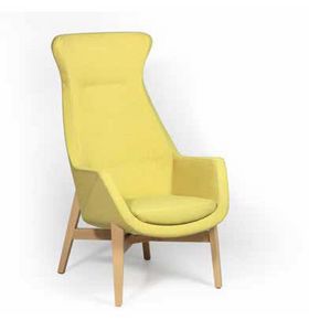MALAGA, Lounge armchair with high back