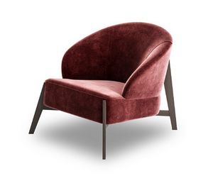 Moon Art. MN0012, Comfortable armchair with sinuous profiles