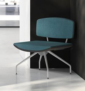 ONDA, Fixed upholstered armchair for waiting rooms