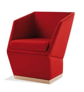 Paloma 8050, Padded armchair covered in fabric or synthetic leather