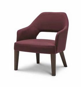 PAMPLONA LOUNGE, Armchair with large seat