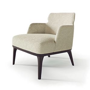 PO80 Shape armchair, Modern armchair, with customizable upholstery
