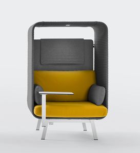 PRIV�E, Armchair with high back and sides