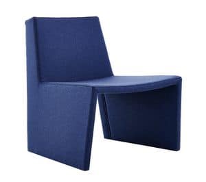 Sit Down 8280, Armchair covered in fabric or synthetic leather