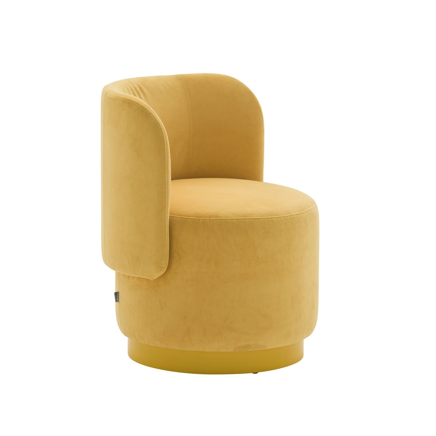 Tablet 05231, Armchair with rounded shapes