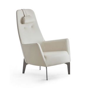 Valentina, Armchair with high backrest and headrest