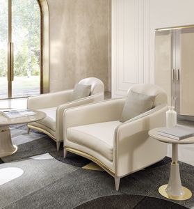Victor Art. V81, Elegant armchair with lacquered finish