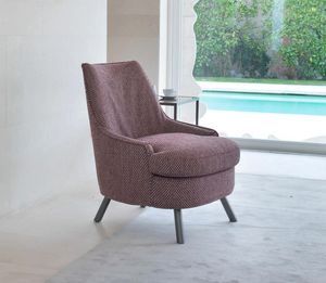 Violet, Comfortable armchair with high back