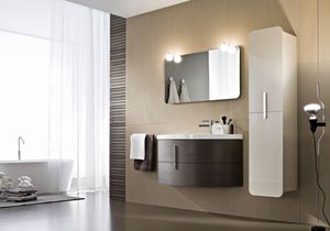 Moon comp.08, Bathroom furniture with essential design