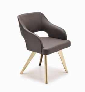 Adria chair, Chair vintage flavor, with customizable finish