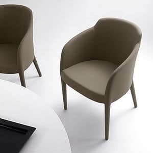 Brigida, Upholstered armchair for waiting rooms