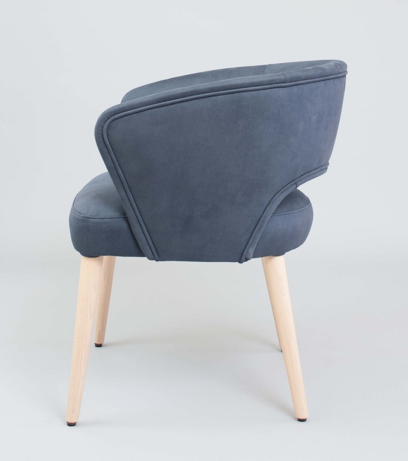 BS450A - Armchair, Armchair covered in eco-leather