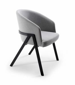 Elba Met, Enveloping modern armchair