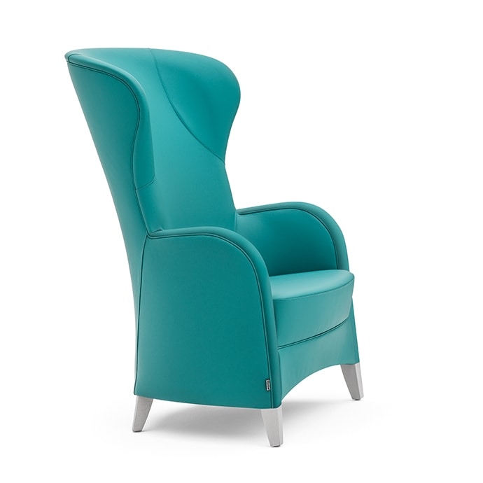 Euforia 00145, Lounge armchair with high back