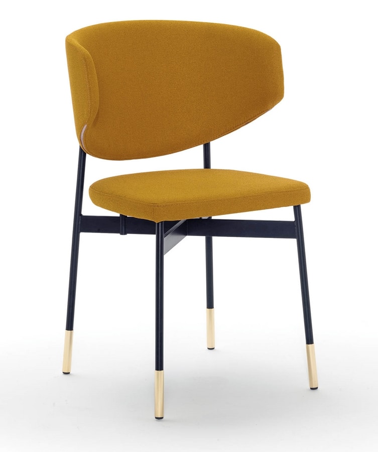 Foulard PT, Armchair with metal base