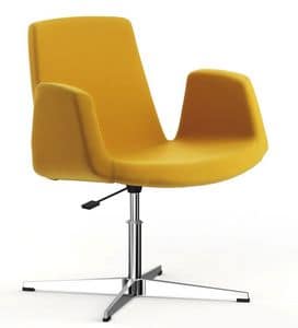 JOLLY with disc base, Swivel chair, height adjustable, for meeting and conference rooms