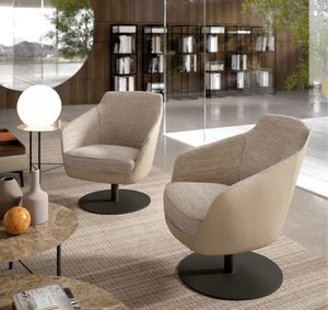 Katy, Very versatile armchair, with different bases