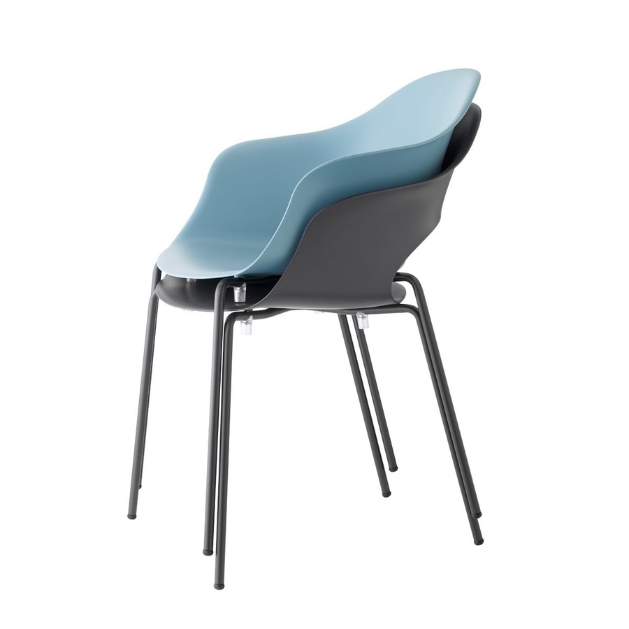 Lady, Chair with technopolymer shell