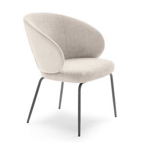 Lily 04535, Padded chair with metal legs