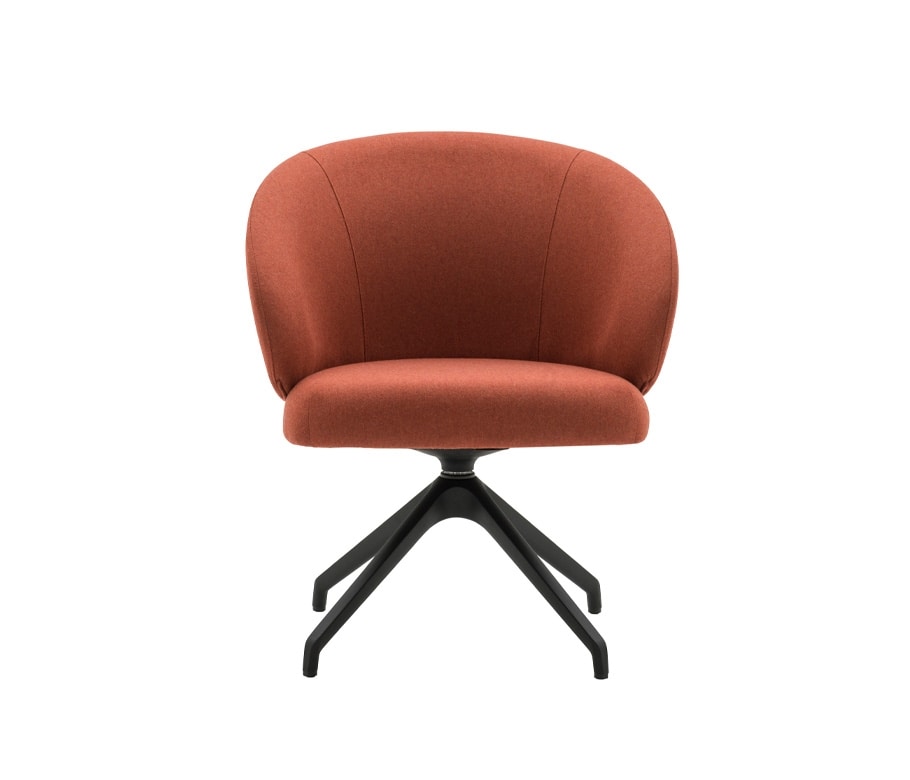 Lily 04563L, Large armchair with swivel base