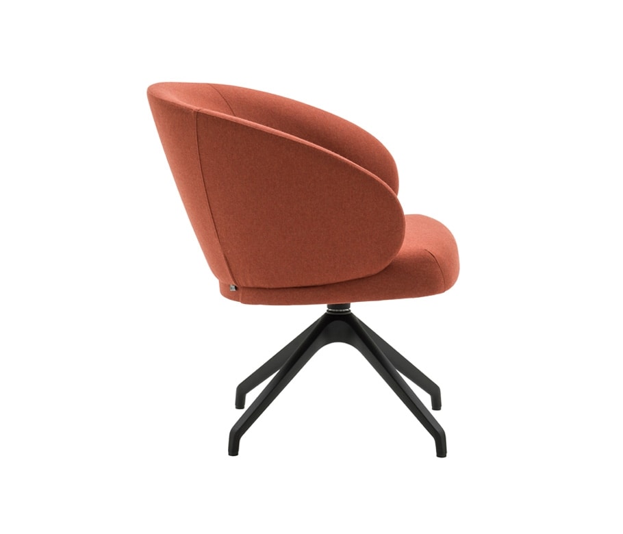 Lily 04563L, Large armchair with swivel base