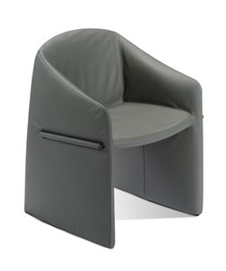 Majorette, Upholstered and covered armchair with armrests