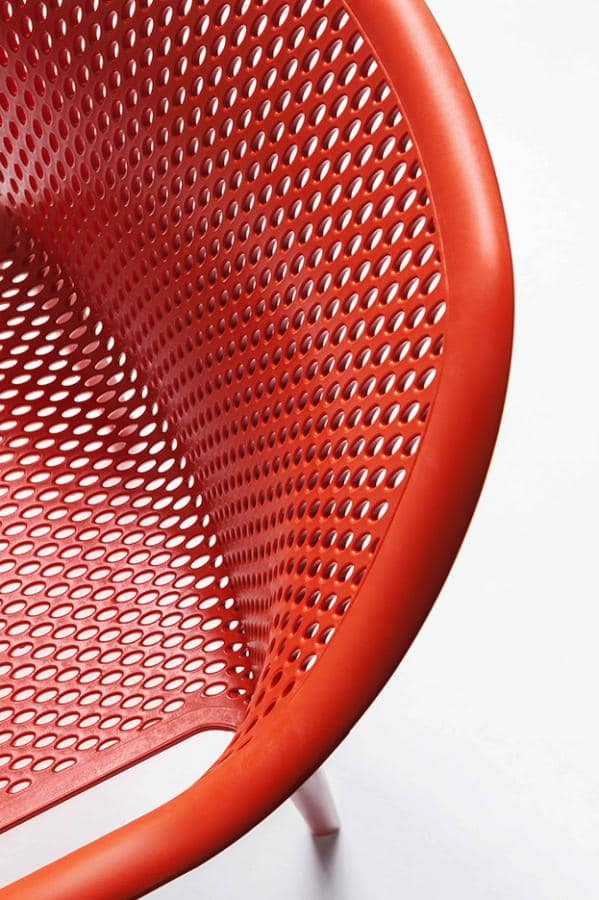 Minush, Stackable outdoor chair in technopolymer